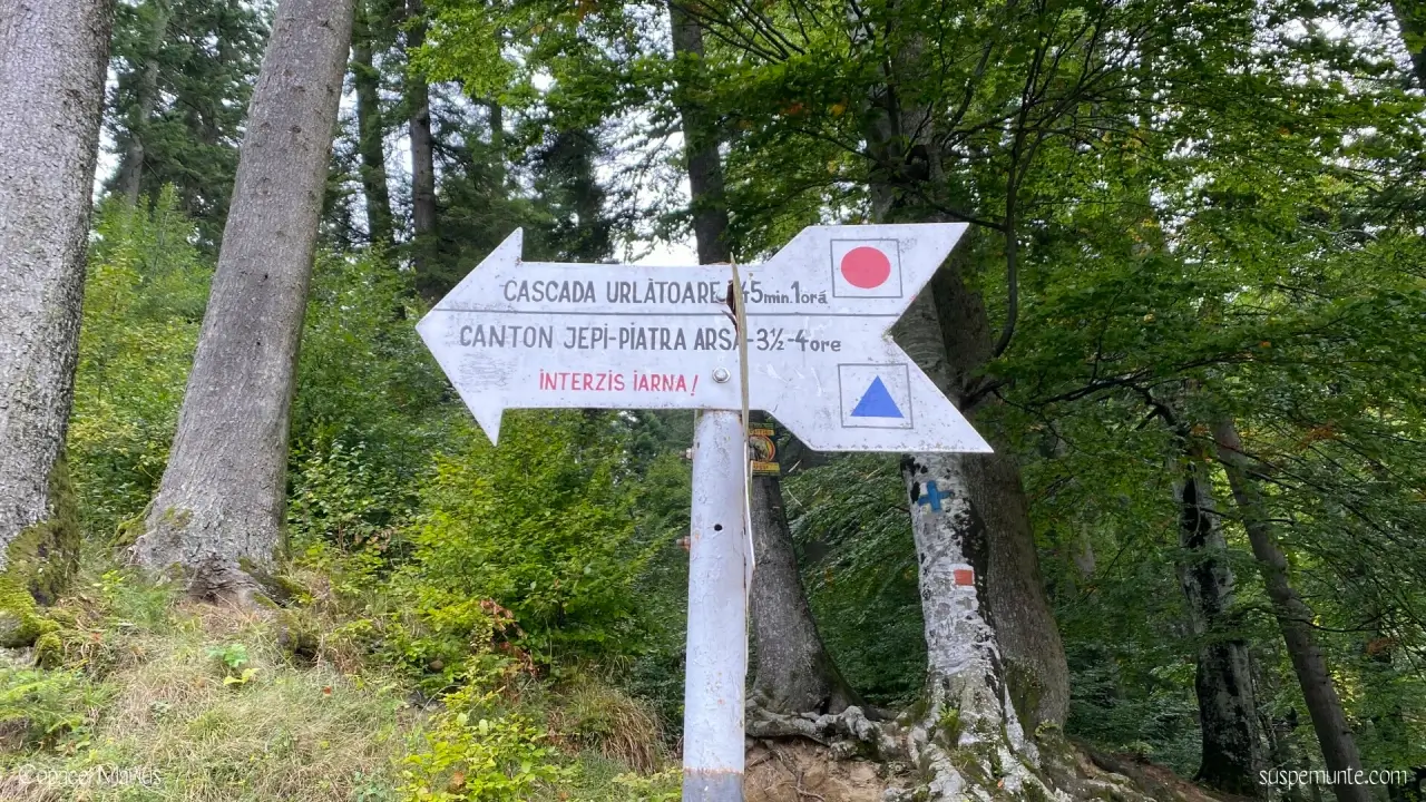 Buşteni → Cascada Urlătoarea